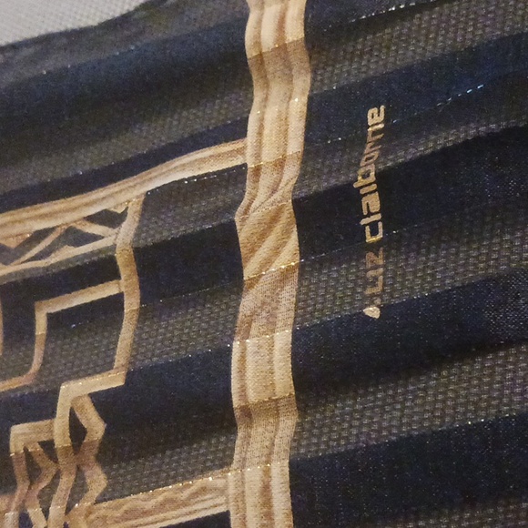 Vintage Liz Claiborne Art Deco Scarf - Picture 6 of 9